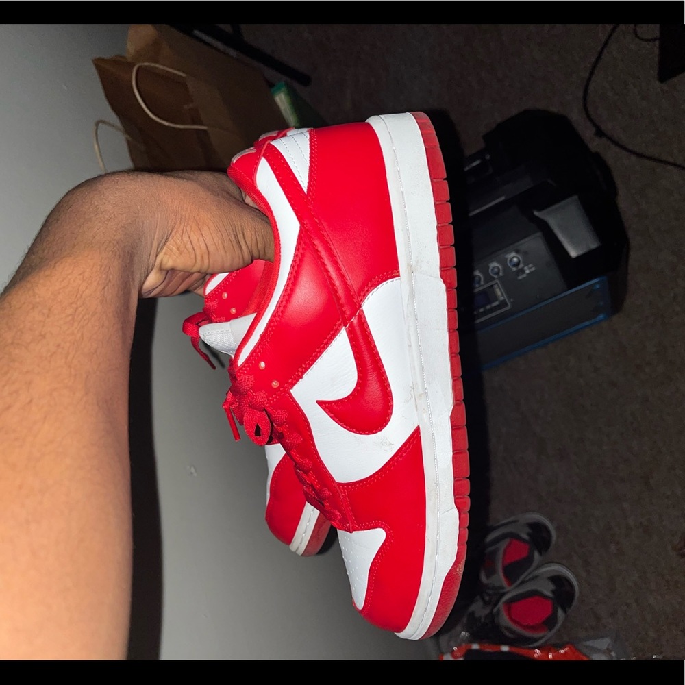 Nike dunk low university red size 11